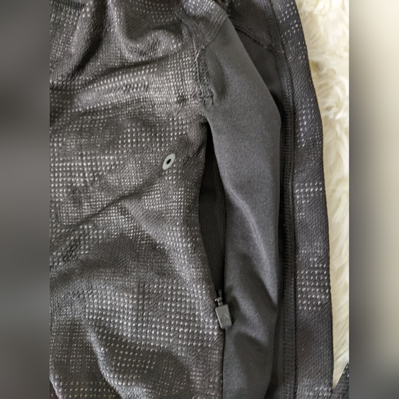 LNC Adidas woven sweat-wicking high waist leggings, breathable, grey & black, xs - Picture 7 of 8